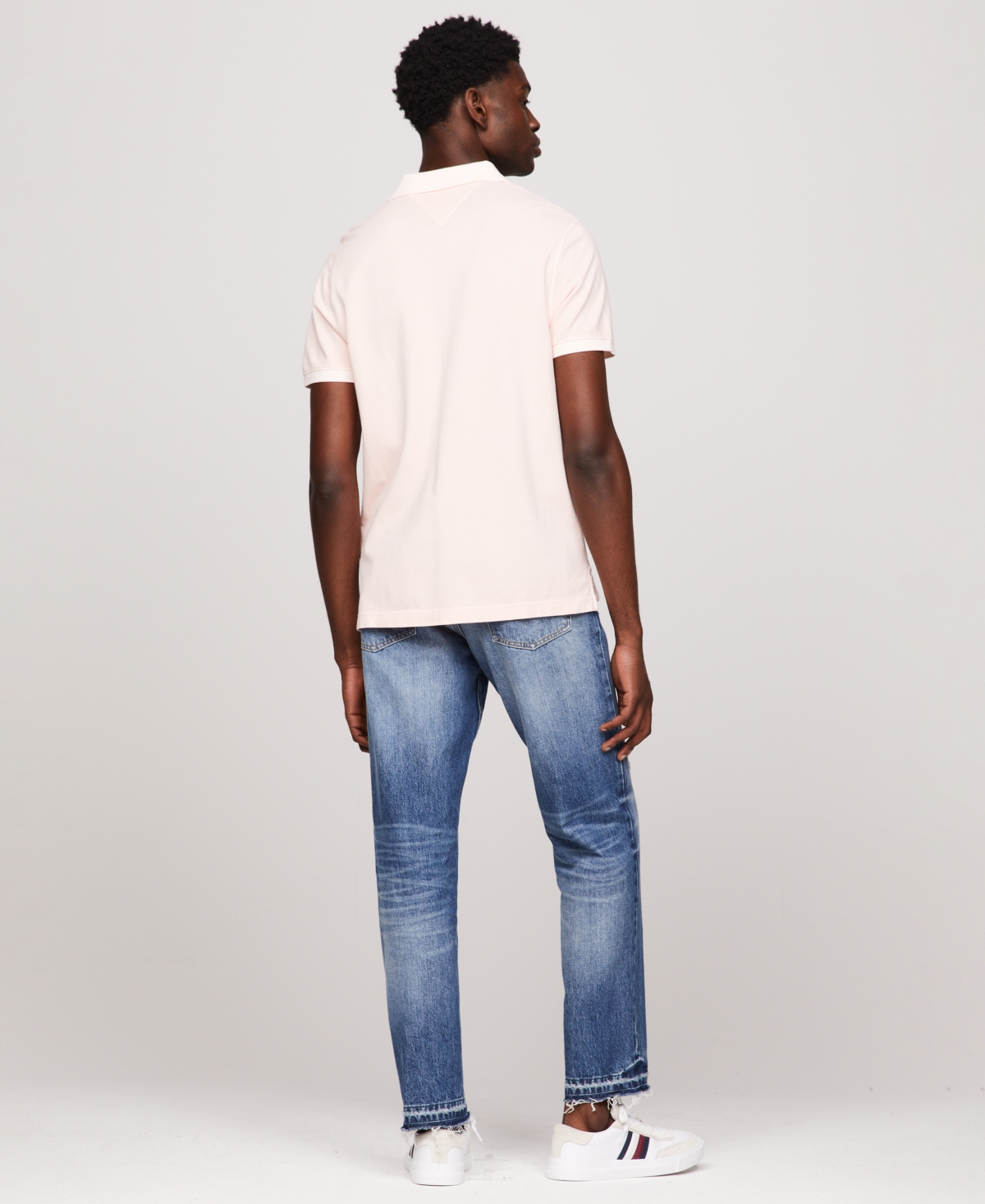 Tommy Hilfiger Men's Short Sleeve Garment-Dyed Polo Shirt