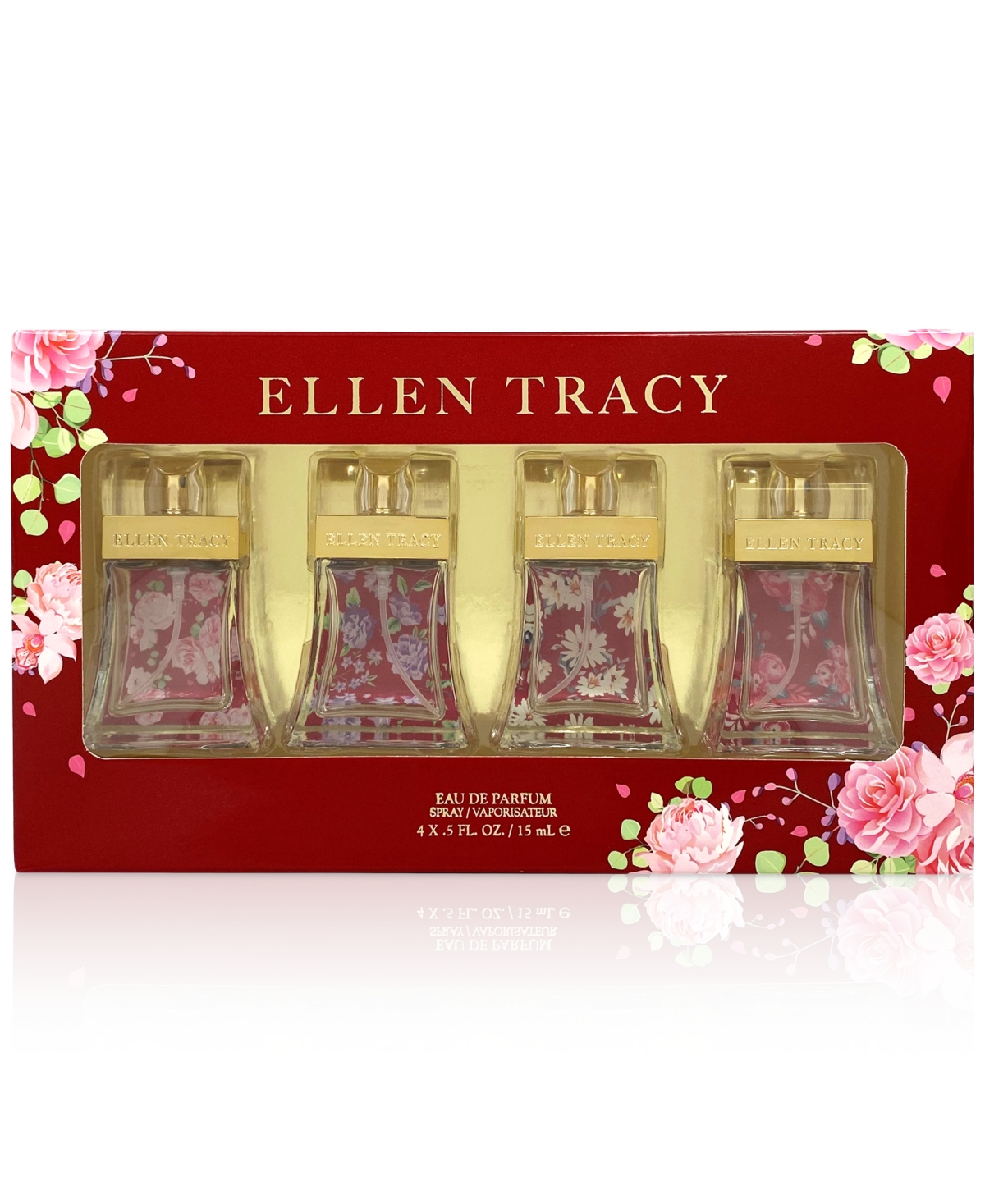 Ellen Tracy 4-pc. Classic Floral Eau De Parfum Red Gift Set In No Color