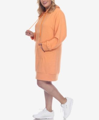 Plus Size Hoodie Sweatshirt Dress