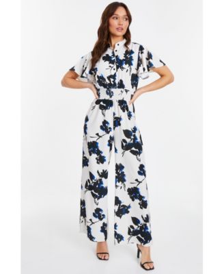 Quiz floral jumpsuit on sale