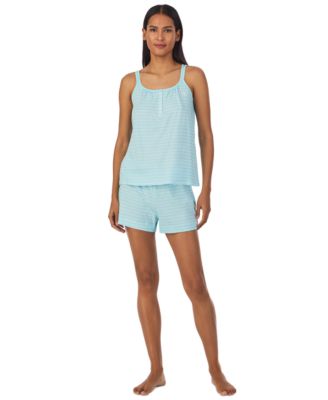 Lauren Ralph Lauren - Women's 2-Pc. Double-Strap Boxer Pajamas Set