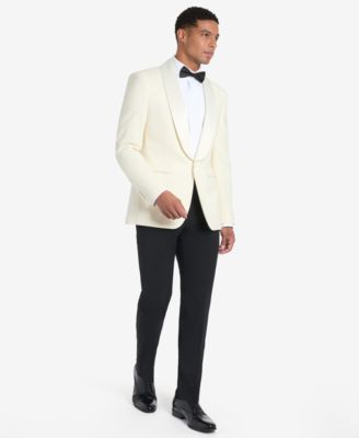 Men's Solid White Sport Coat