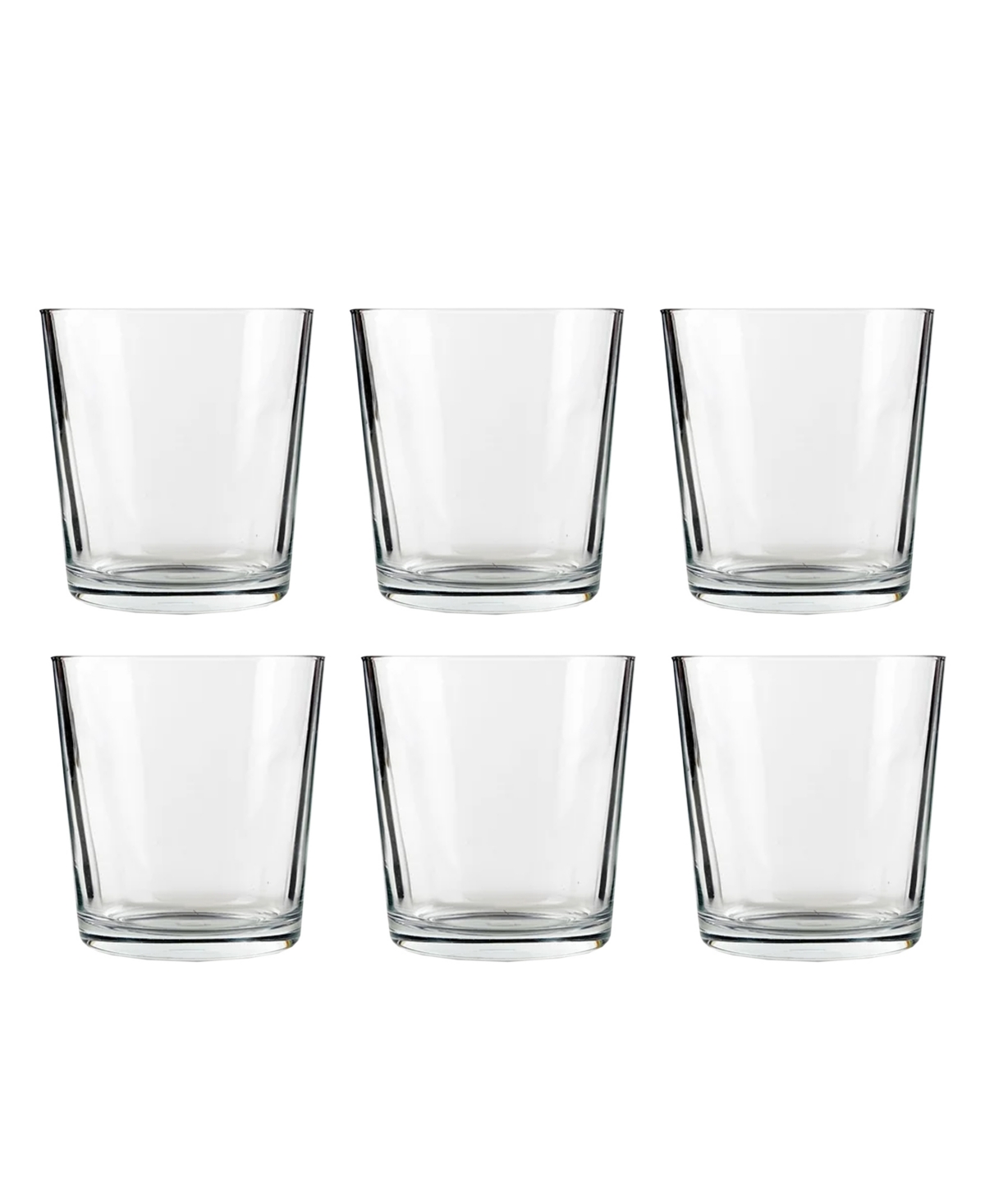 Circleware Simple Home Set Of 6 12.5 oz In Clear