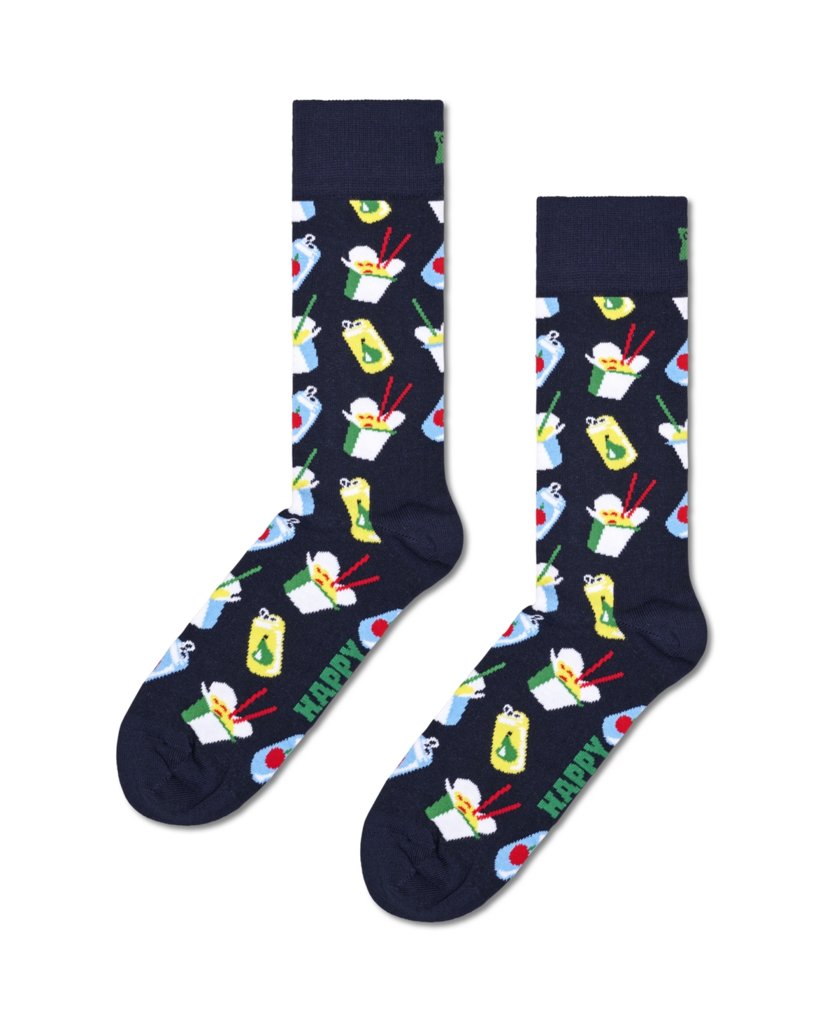 Shop Happy Socks 4-pack Food And Truck Socks Gift Set In White