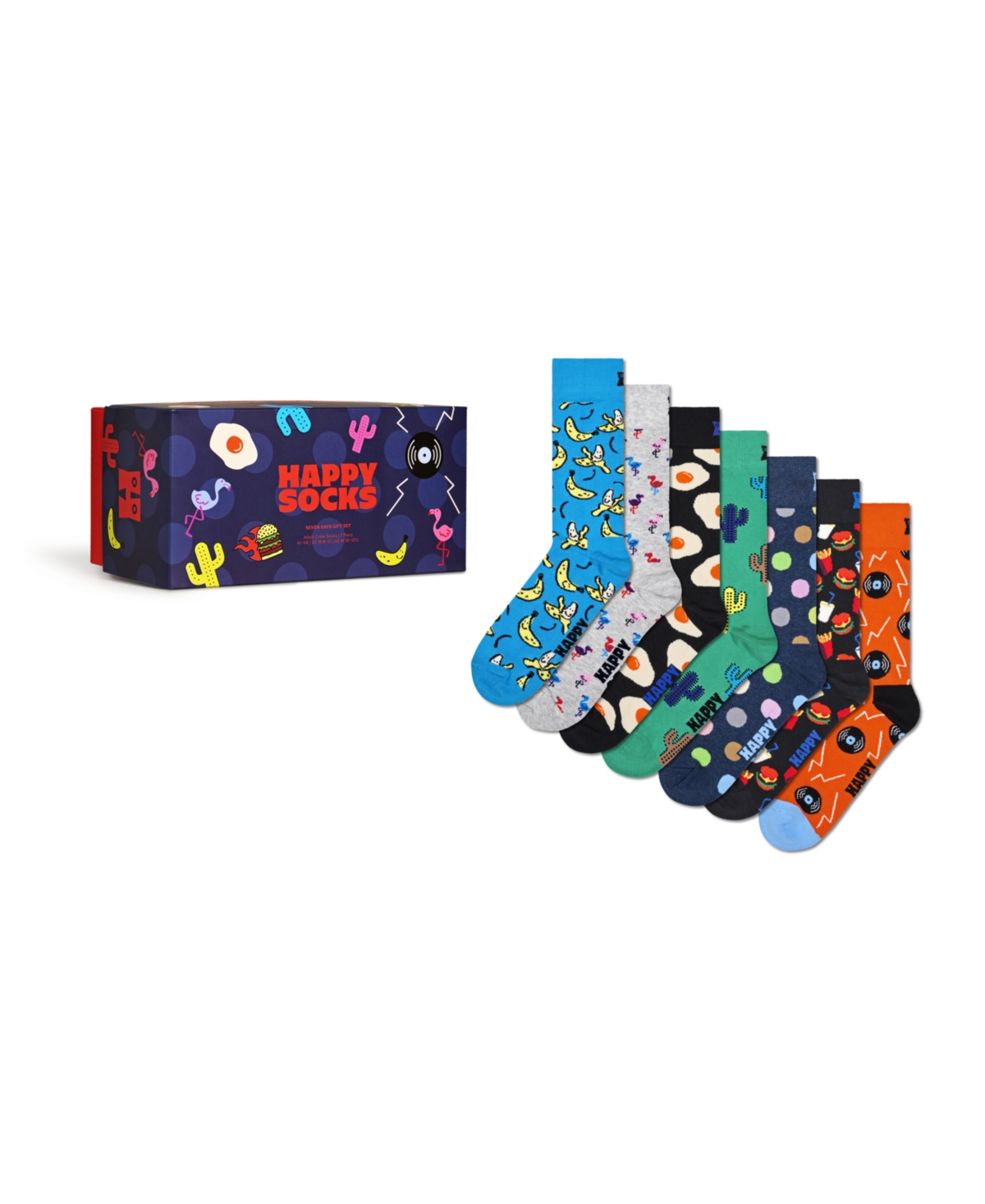 7-Pack Seven Days Socks Gift Set - Turquoise