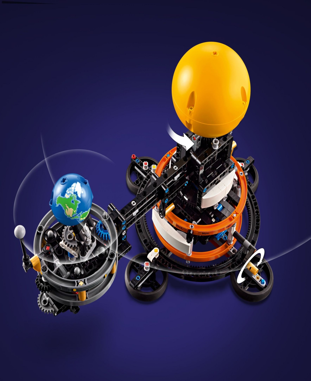 Shop Lego Technic Planet Earth And Moon In Orbit 42179 Building Set, 526 Pieces In Multicolor