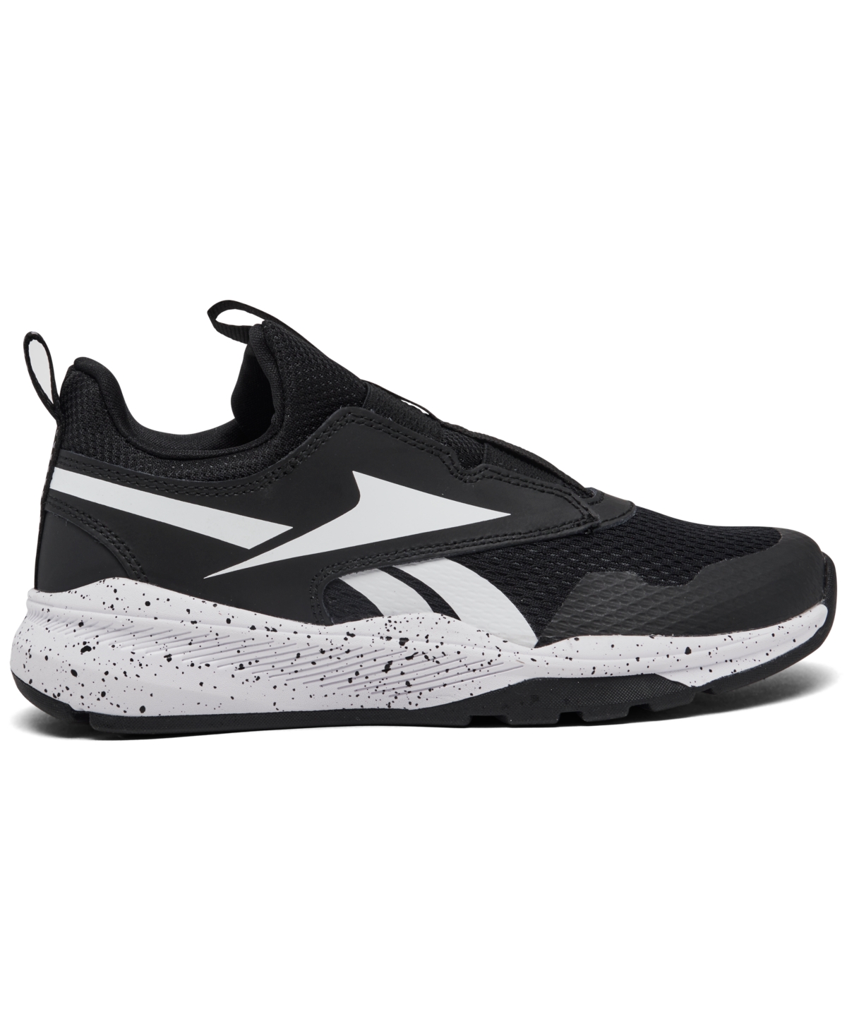 Shop Reebok Little Kids Xt Sprinter Slip-on Running Sneakers From Finish Line In Black,white