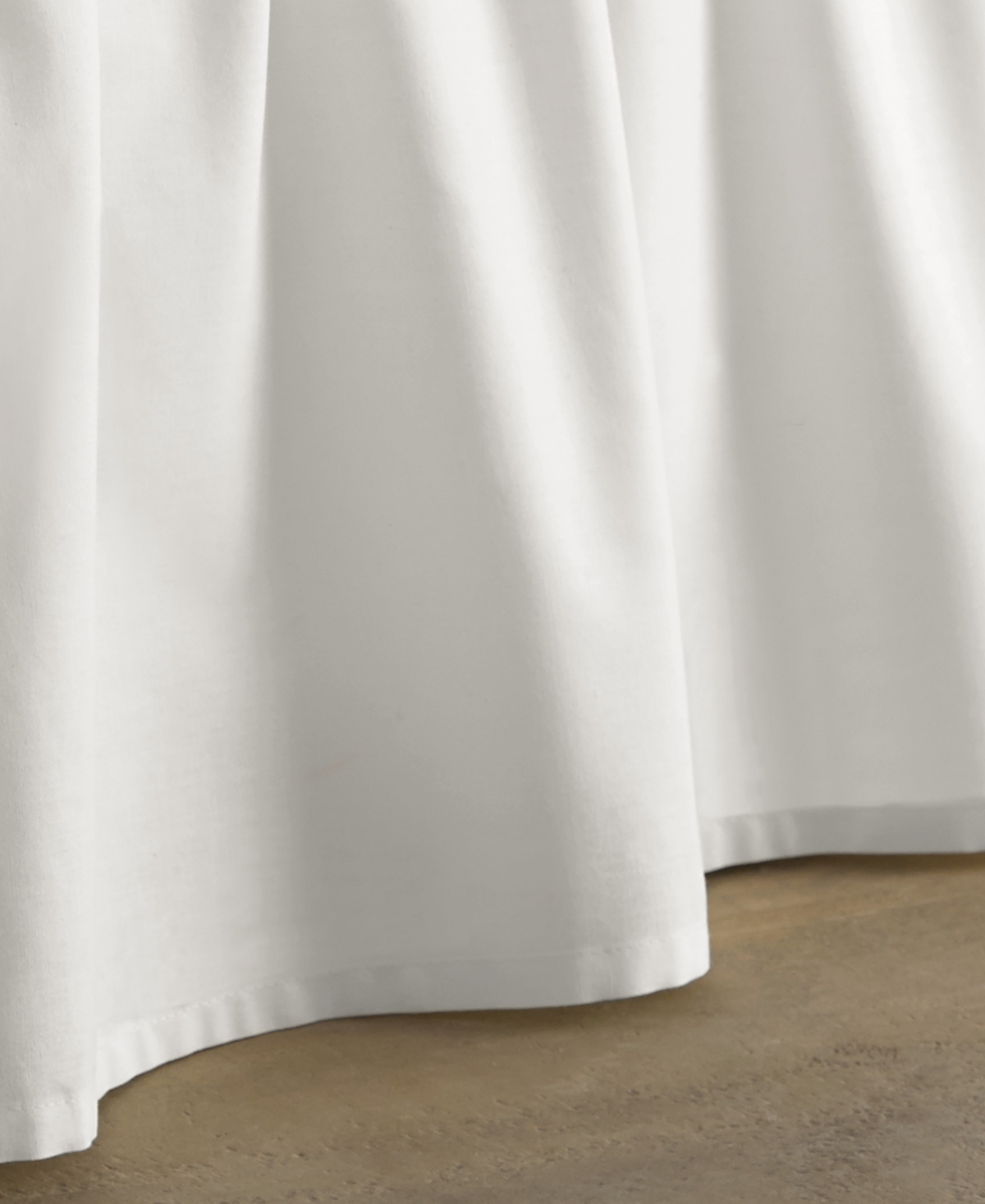 Laura Ashley Solid Ruffled Cotton Bedskirt