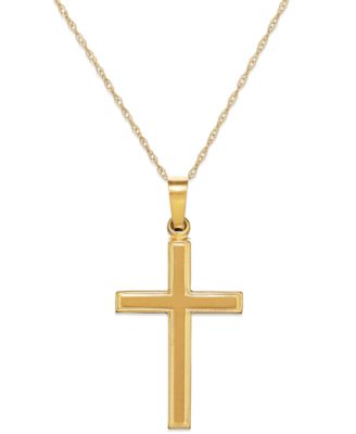 macys gold cross