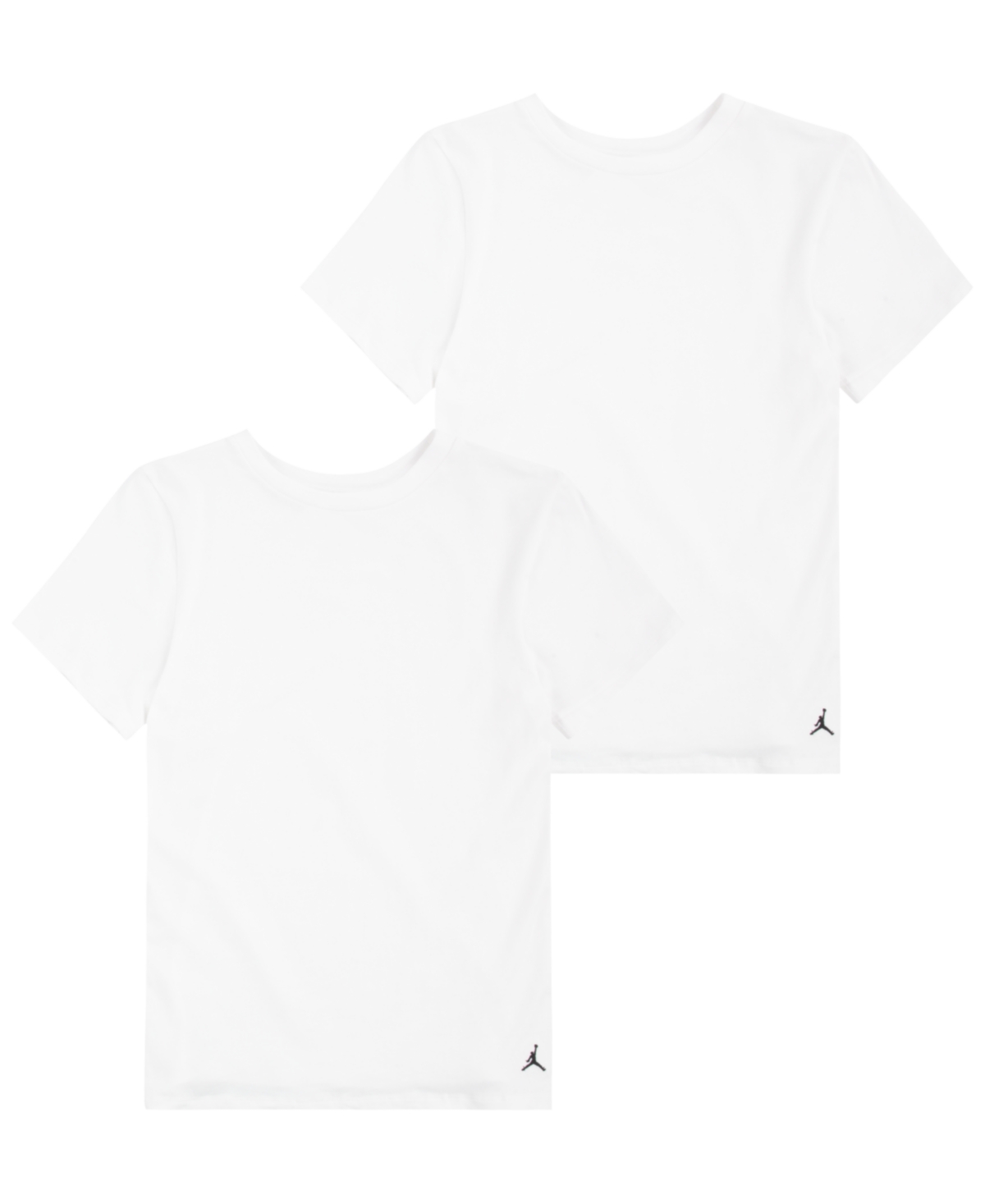 Jordan Kids' Big Boys Flight Base T-shirt, Pack Of 2 In White