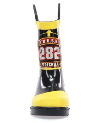 Kids|Toddler Boy's F.D.U.S.A. Firechief Rain Boot