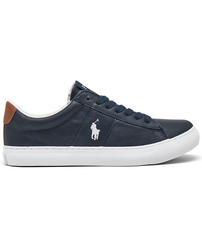 Polo Ralph Lauren Big Boys Sayer Casual Sneakers from Finish Line - Macy's