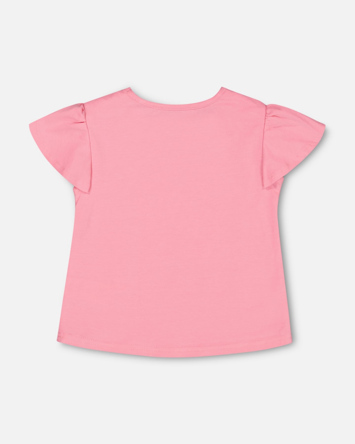 Deux par Deux Baby Girls Baby Cotton Jersey Top- Bubble gum pink