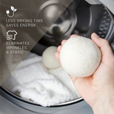 100% Pure New Zealand Wool Dryer Balls, Alternative to Dryer Sheets