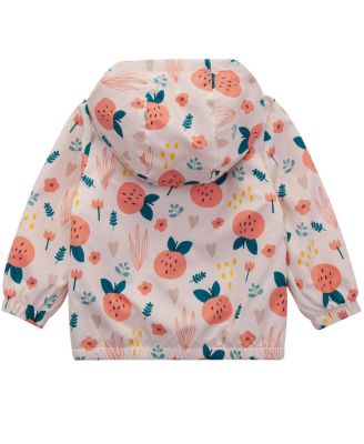 Toddler Girls Fleece Lined Windbreaker Rain Jacket