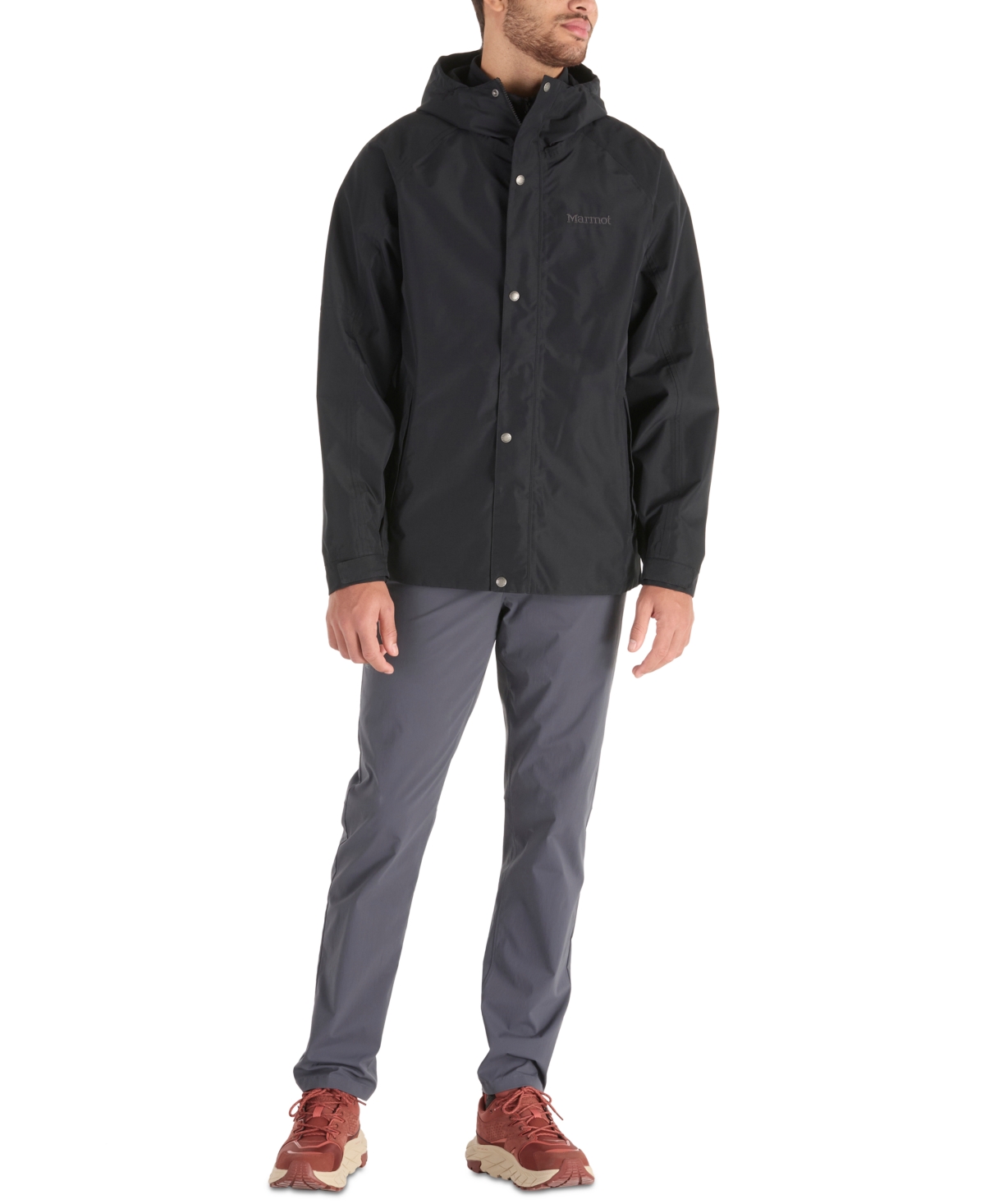 Marmot Men's Cascade Waterproof Full-Zip Hooded Jacket