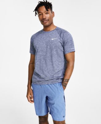 Men's Hydroguard Dri-FIT Stretch UPF 40+ Heather Rash Guard 