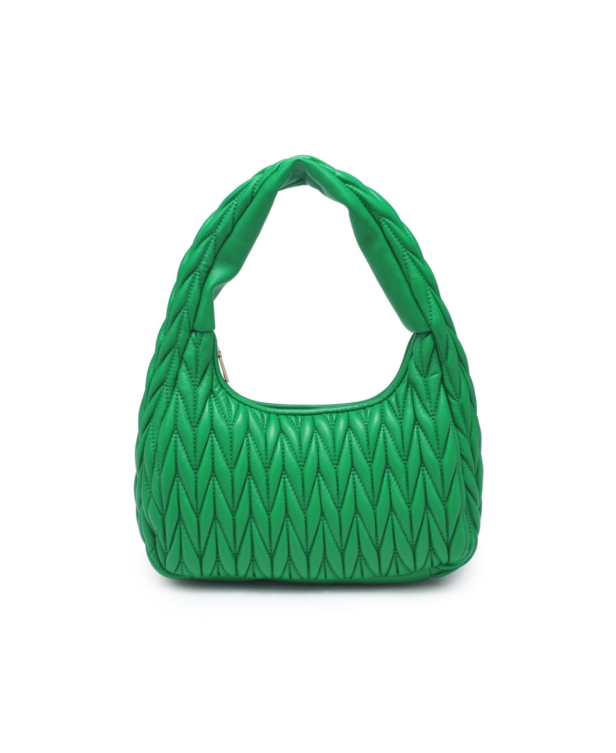 Urban Expressions Helen Quilted Shoulder Bag In Kelly Green