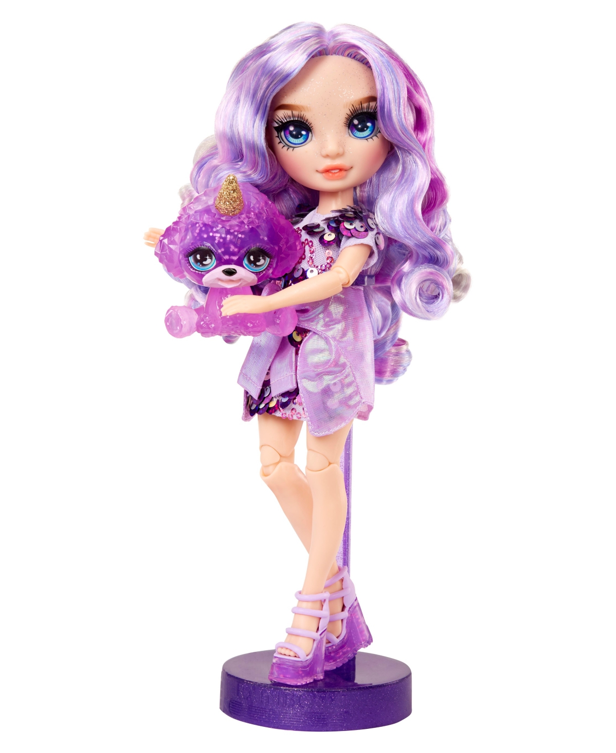 Shop Rainbow High Classic Fashion Doll- Violet In Multicolor