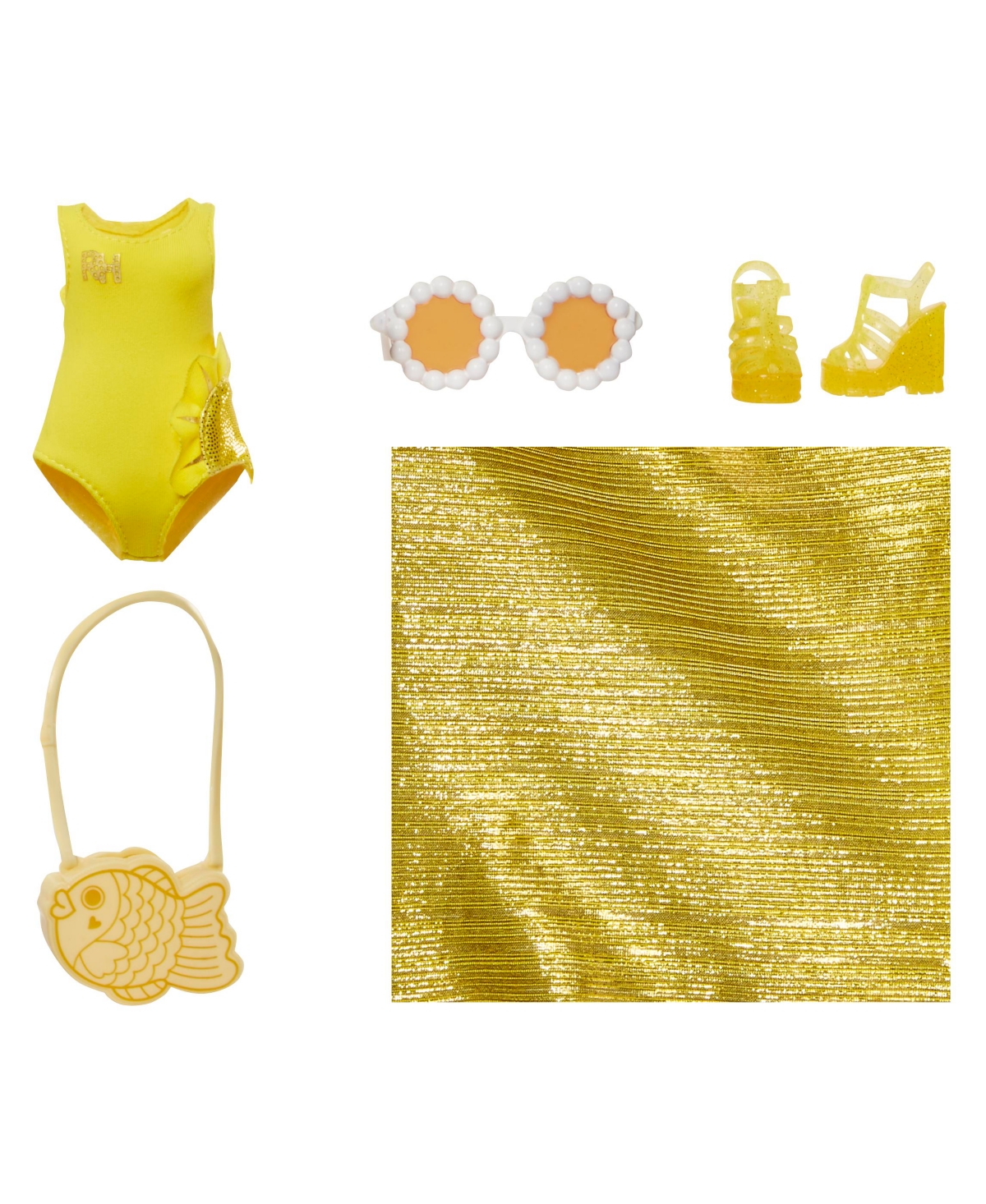 Rainbow High Swim and Style Fashion Doll- Sunny