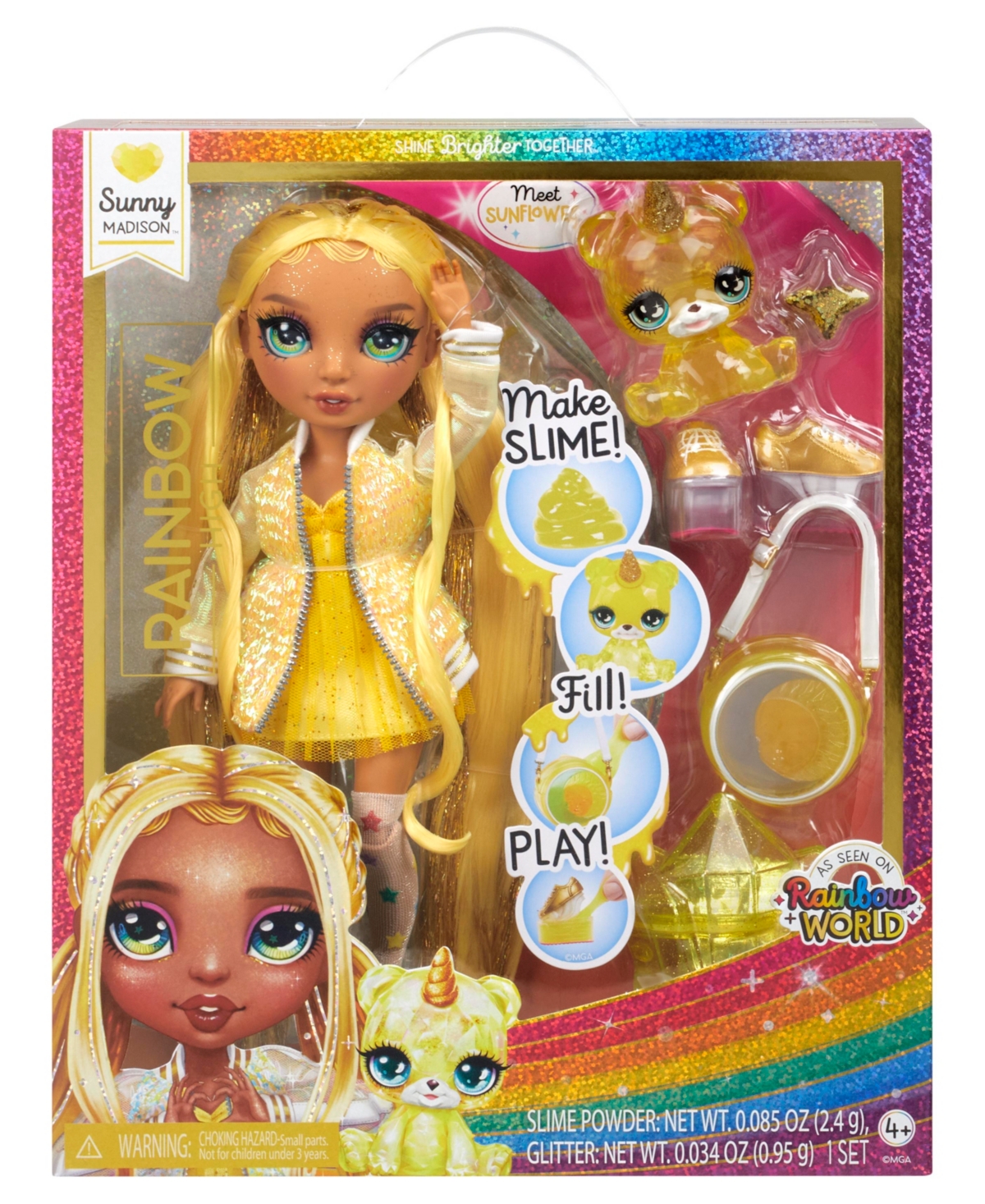 Shop Rainbow High Classic Fashion Doll- Sunny In Multicolor