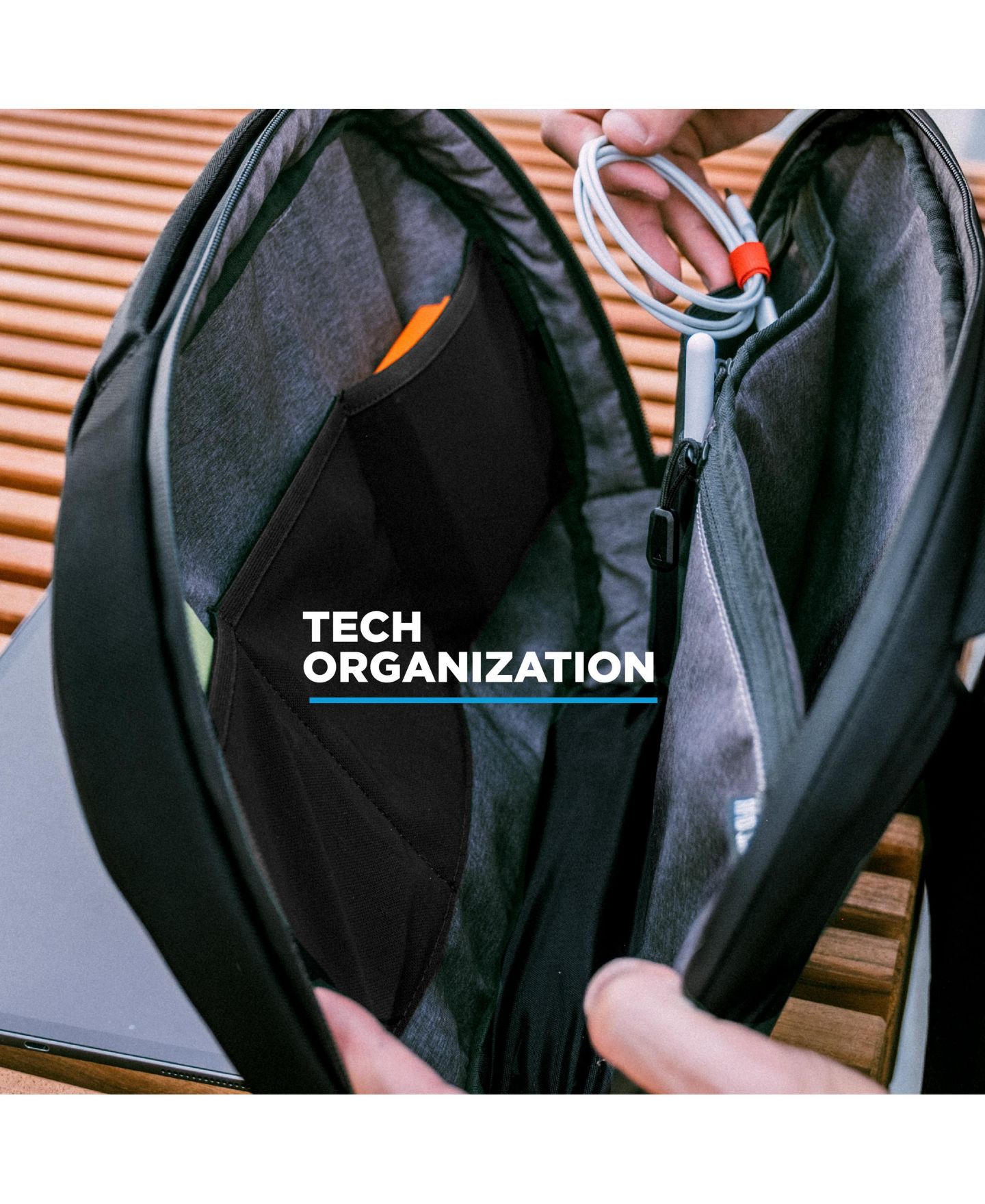 Рюкзак Nomatic Navigator Sling 10L - Cross body Travel With Laptop Sleeve — фото 3