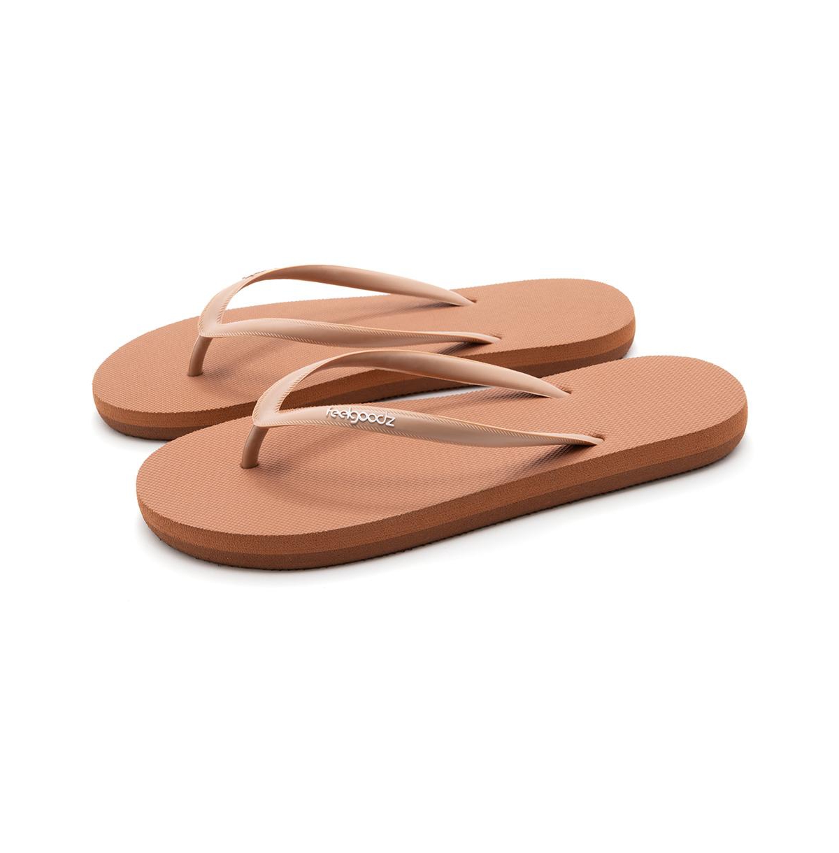 Feelgoodz Women's Slimz Ultra Natural Rubber Flip-Flip Thong Sandals