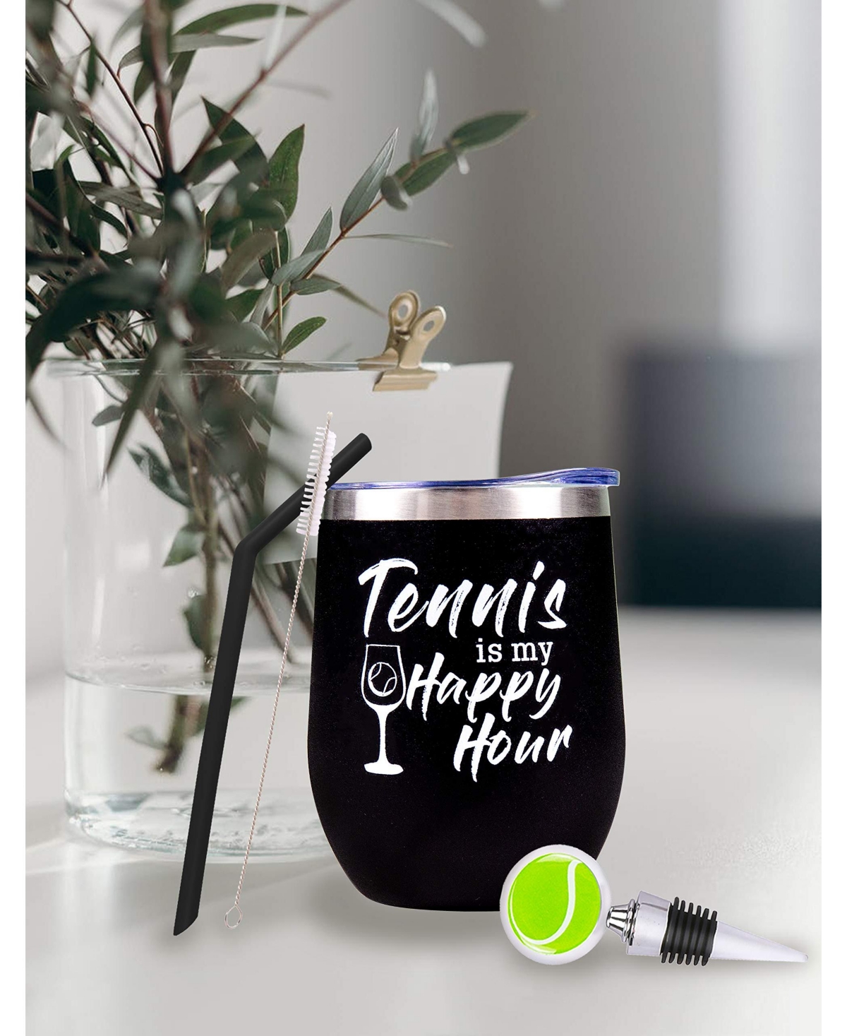 Women's Tennis Gifts, Tennis Lovers Presents, Christmas and Birthday Gifts for Tennis Players, Tennis Enthusiasts, Tennis Tumbler, Themed Gifts for Wo