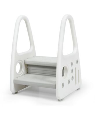 Slickblue Kids Step Stool with Armrest for Kitchen Toilet Potty Training - Grey 55$