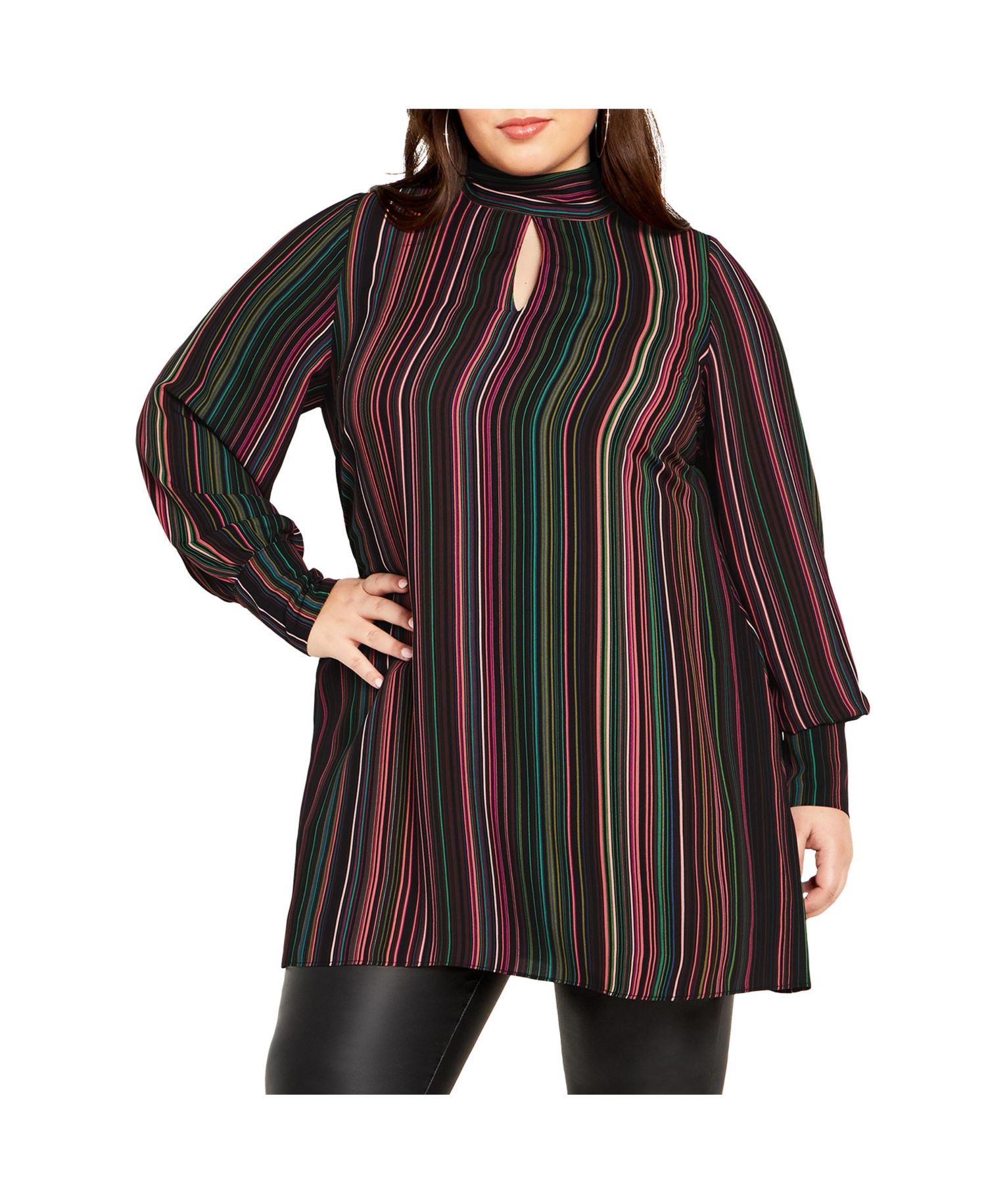 Women's Illusion Tunic Top