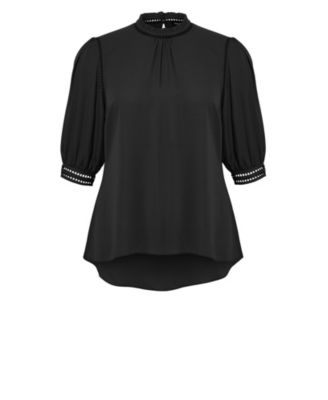 Plus Size Kiss Me Quick Elbow Sleeve Shirt