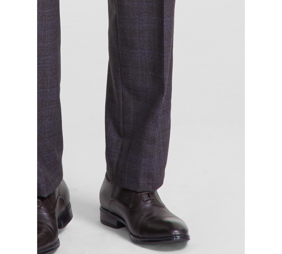 Michael Kors Men Classic-Fit Wool-Blend Suit Separate Pants -blue