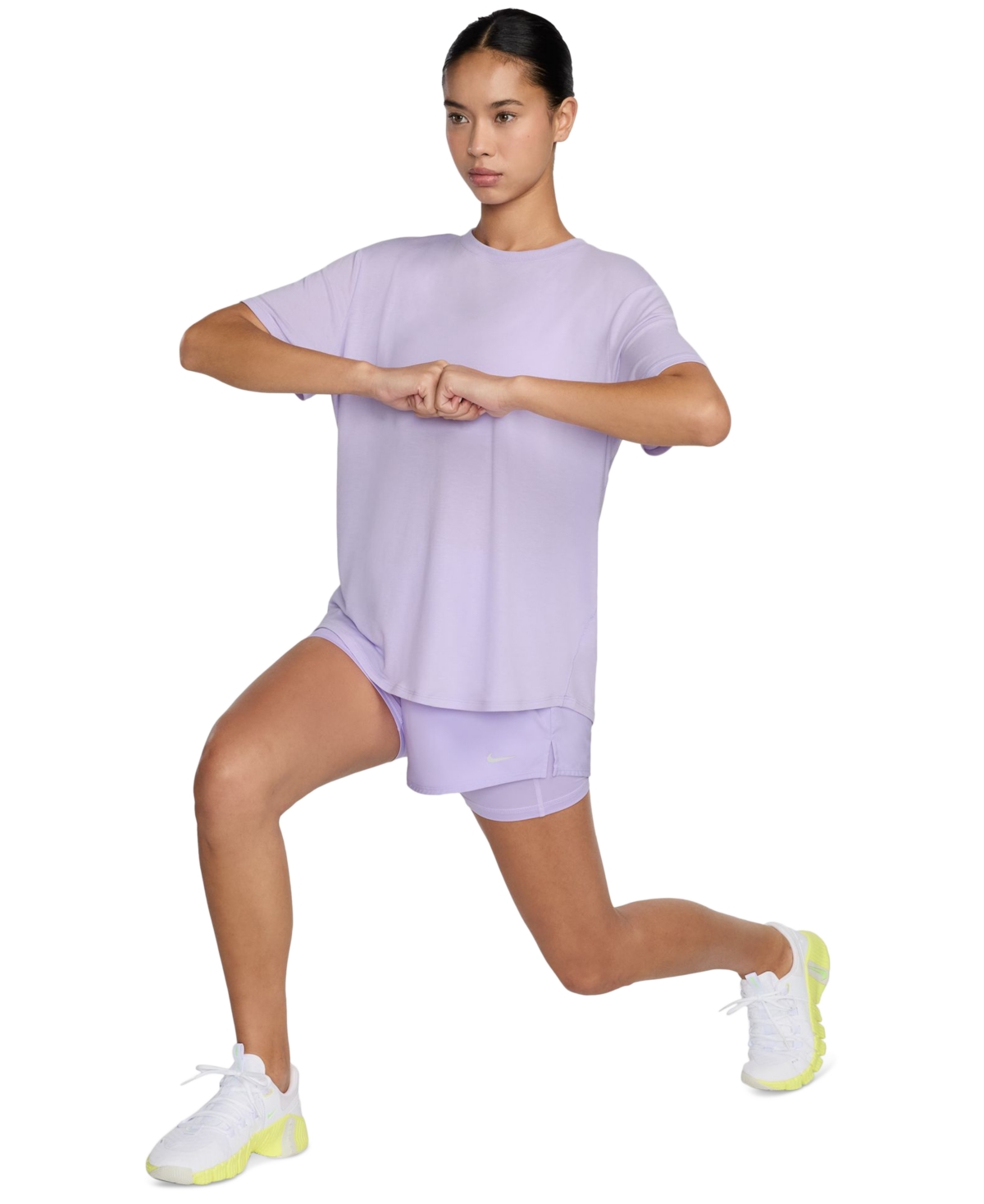 Nike Women's One Relaxed Dri-fit Short-Sleeve Top -black