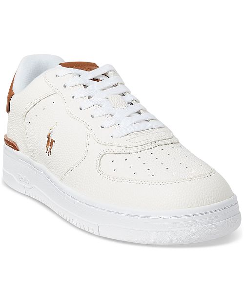 alfani Polo Ralph Lauren Men's Masters Court Lace-Up Sneakers Men's Shoes