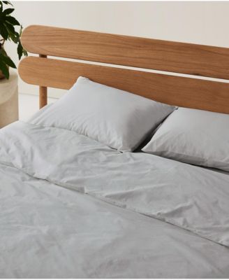 Organic Cotton Cool-Air Percale Duvet Cover - Full/Queen