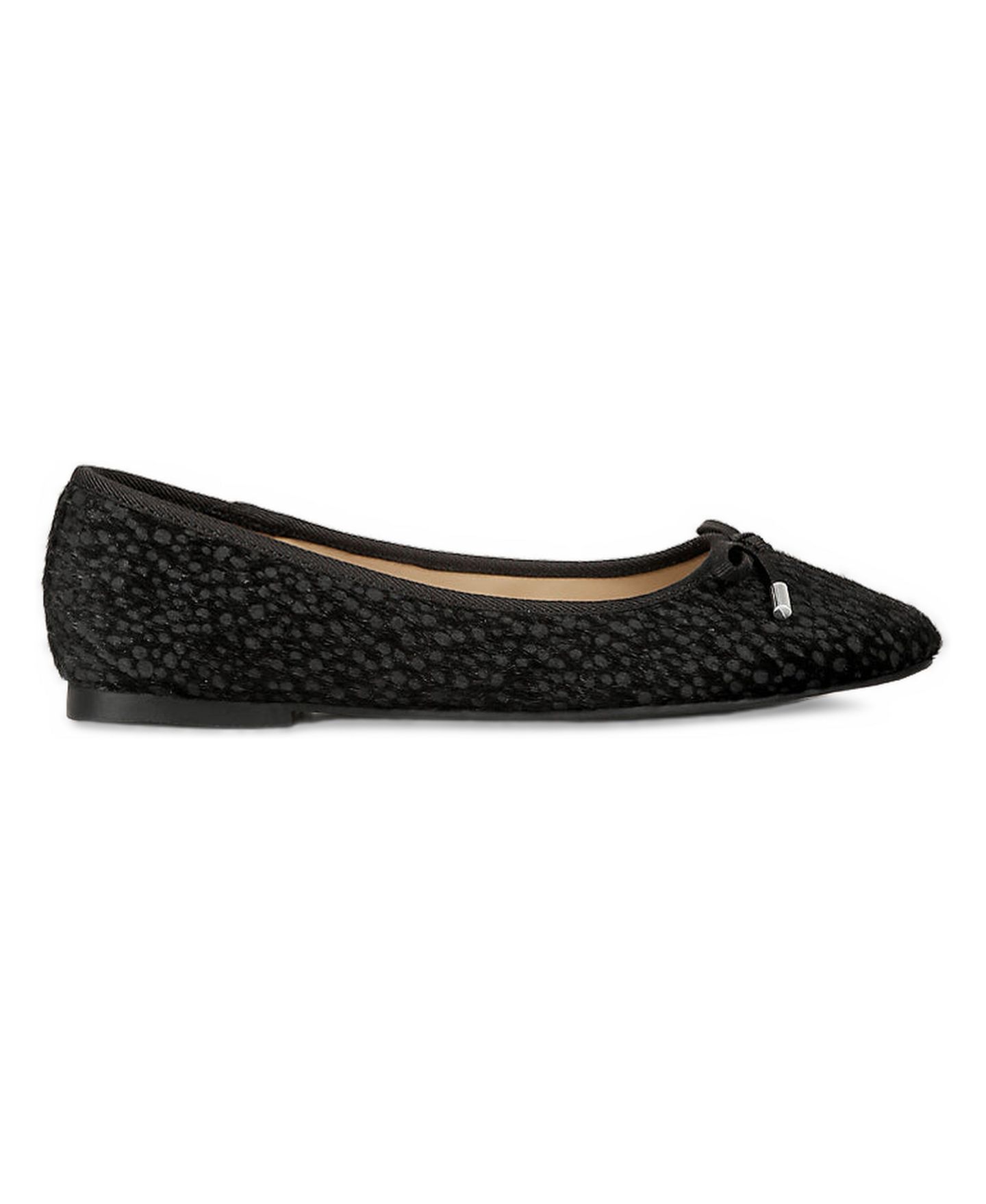 Женские балетки London Rag Ziggy Animal Print Flat Bow Ballerinas, цвет: Чёрный — фото 2