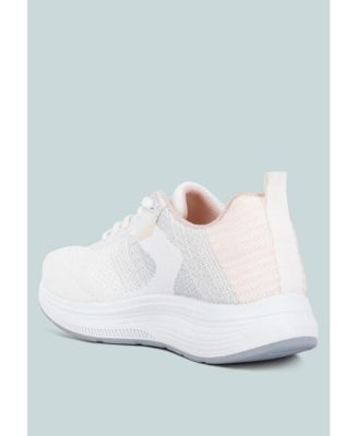 synthia contrasting chunky sneakers