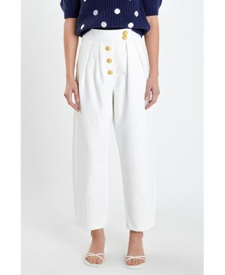 Women's Cropped Denim Trousers