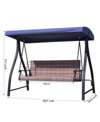 Porch Swing with Canopy