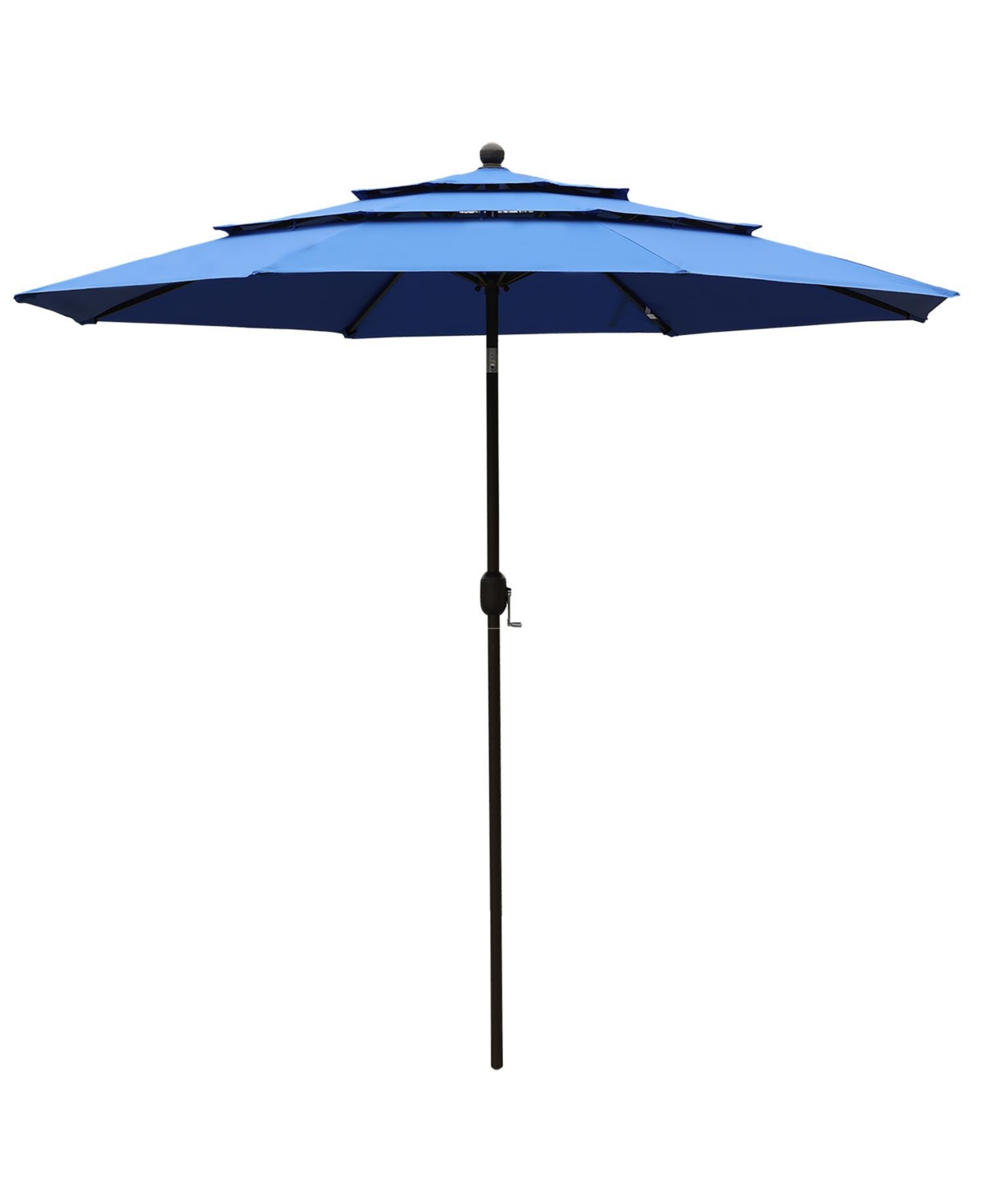 Garden Market Umbrella - 10 Ft x 8.3 Ft Outdoor Patio Umbrella Round - Beige
