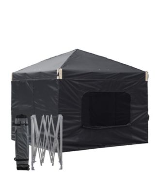 Pop Up Canopy Tent with Removable Mesh Window Sidewalls, Portable Instant Shade Canopy with Roller Bag