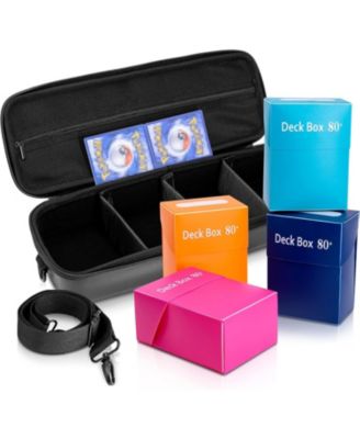 CLOVERCAT Multiple Card Deck Big Box Storage for All Play Cards with  Carrying Bag - Macy's