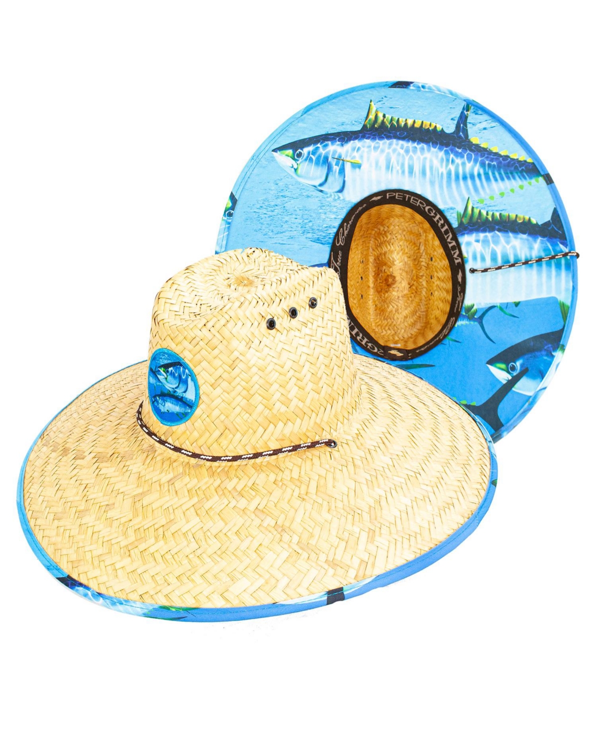 Tuna Straw Lifeguard Hat - Natural
