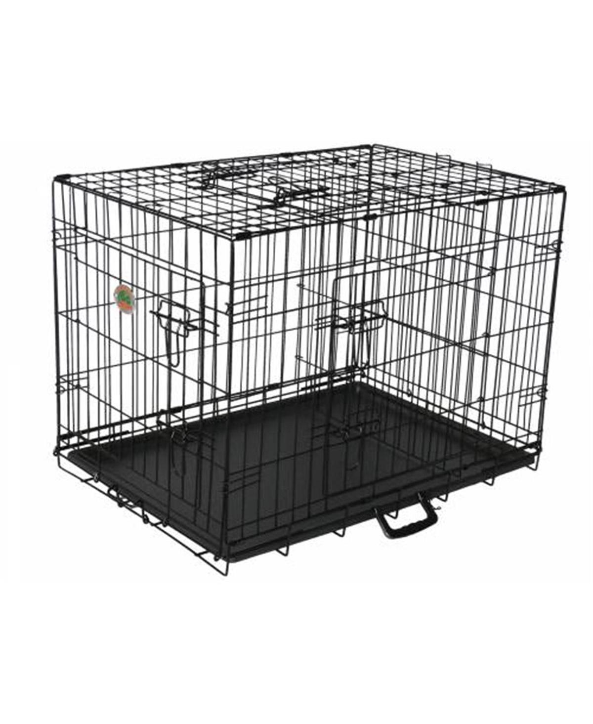 Td-42 42 in. Three-Door Metal Dog Crate with Divider - Open miscellaneous