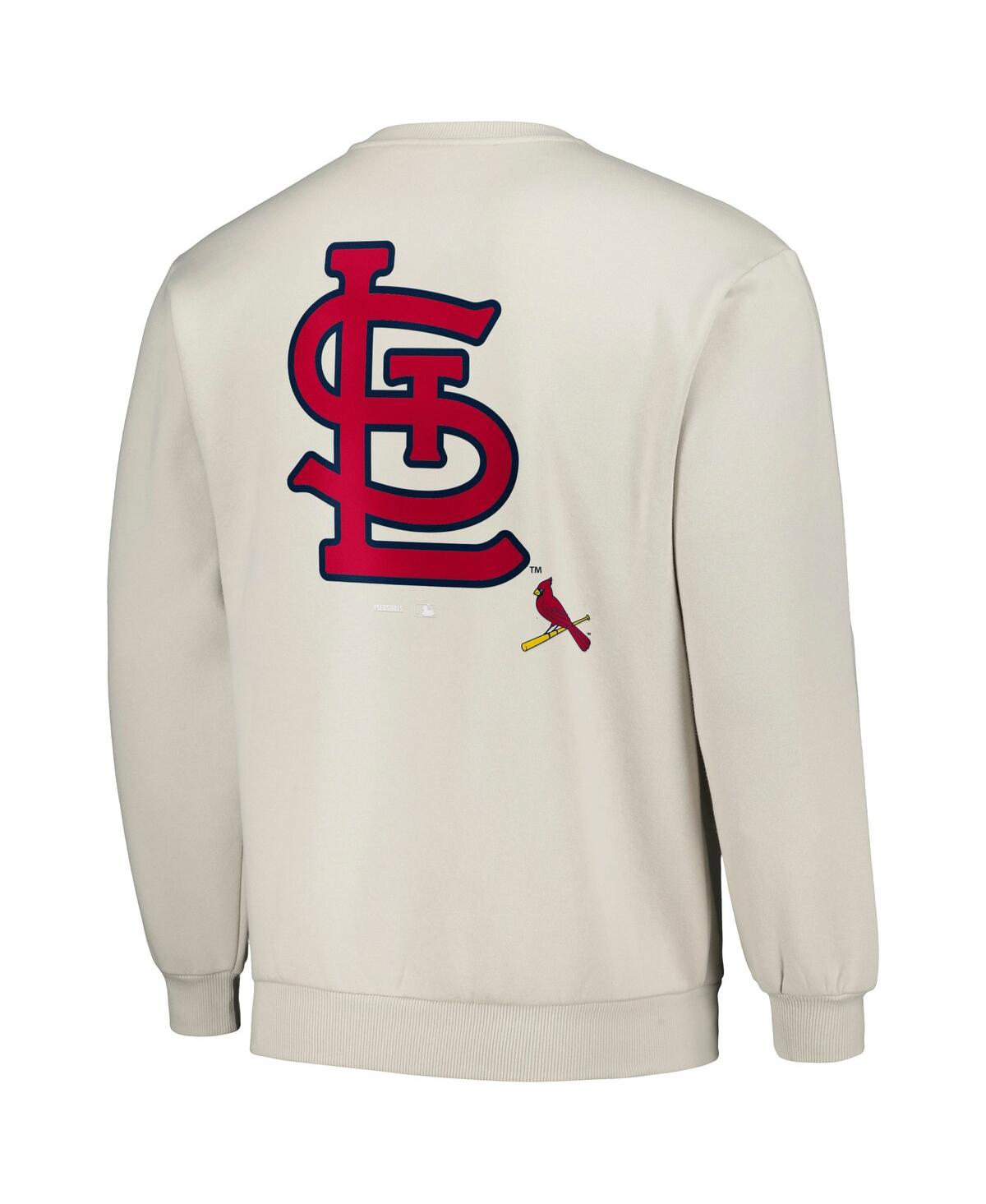 Shop Pleasures Men's  Gray St. Louis Cardinals Ballpark Pullover Sweatshirt
