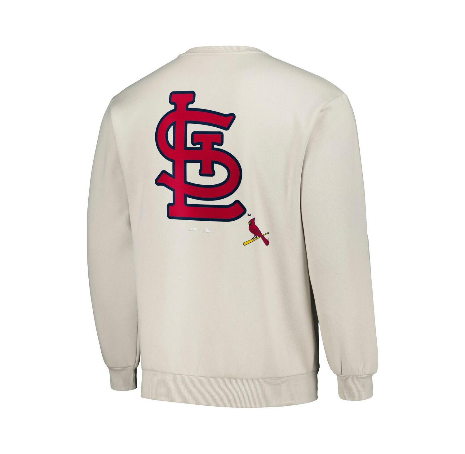 Men's Gray St. Louis Cardinals Ballpark Pullover Sweatshirt