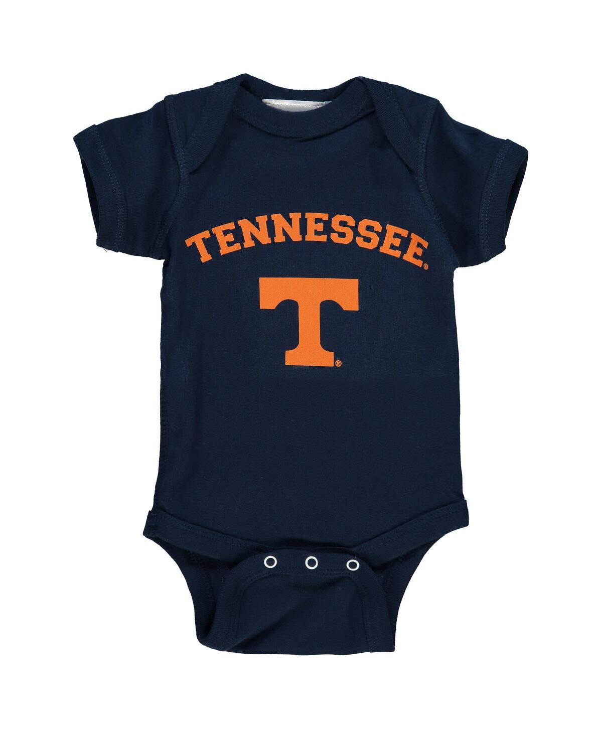 Two Feet Ahead Baby Boys And Girls Navy Tennessee Volunteers Arch And Logo Bodysuit