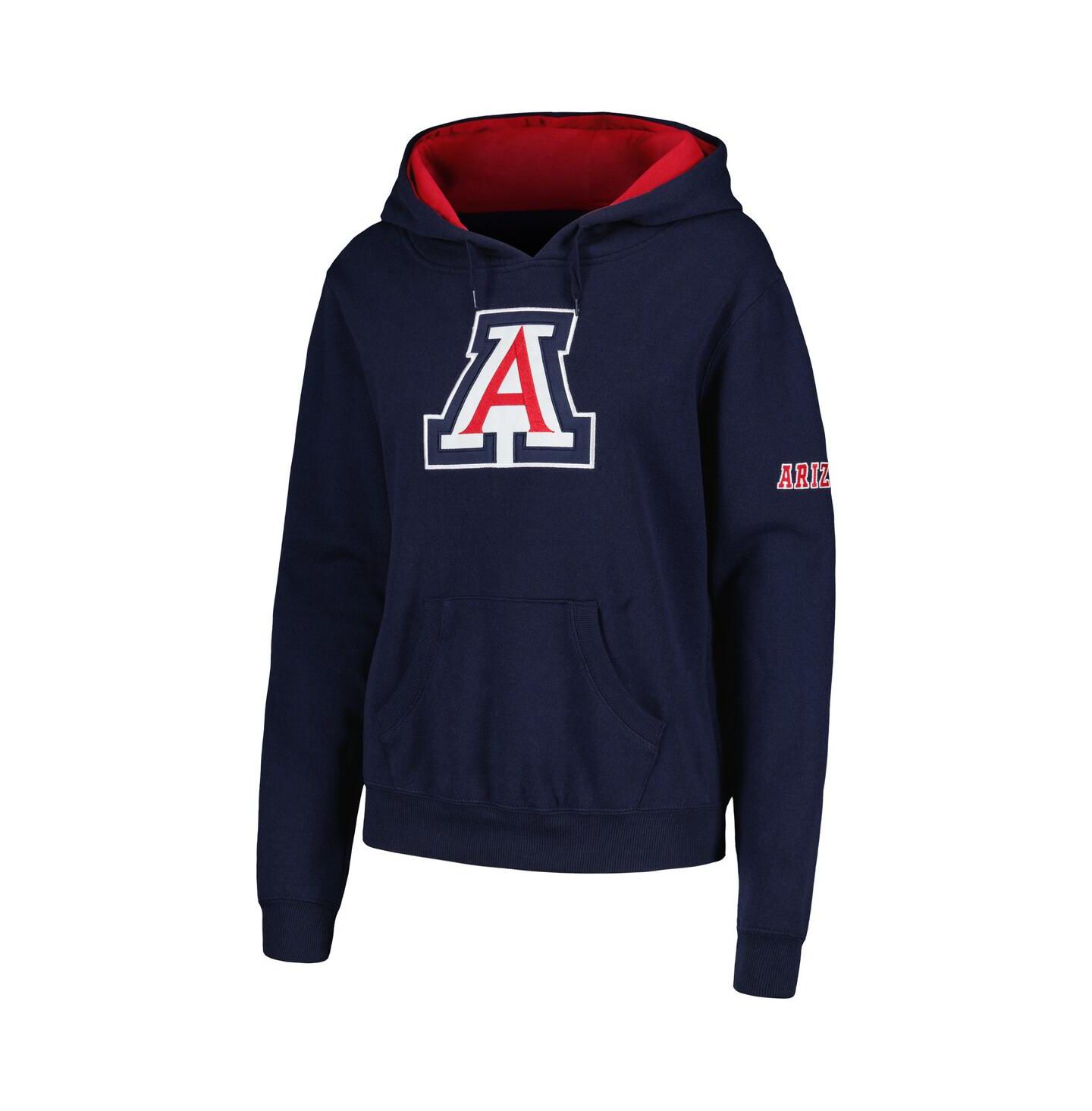 Женское худи Colosseum Stadium Athletic Navy Arizona Wildcats Big Logo Pullover — фото 4