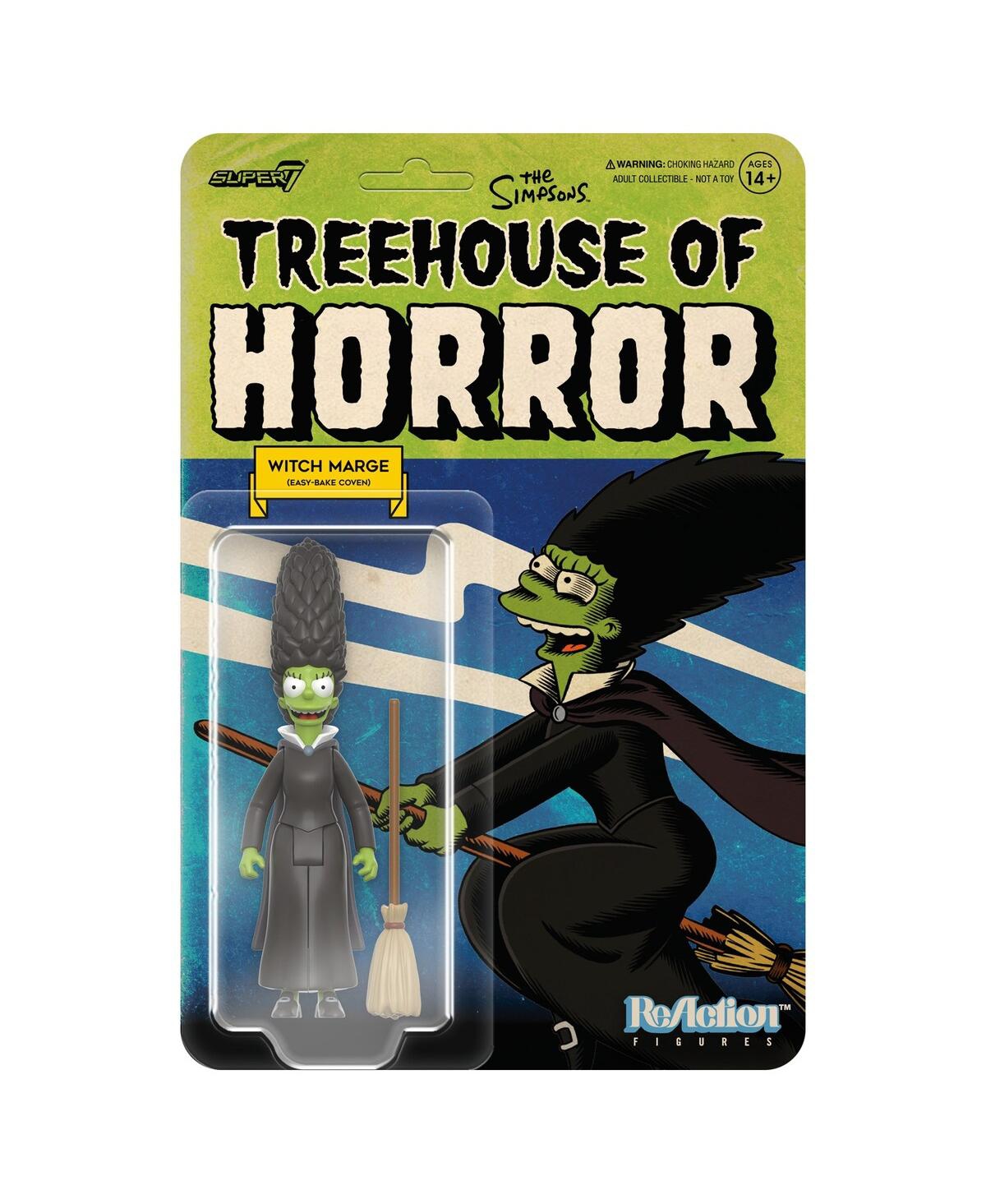 Super 7 Witch Marge The Simpsons Treehouse Of Horror V2 Reaction Figure In Multi