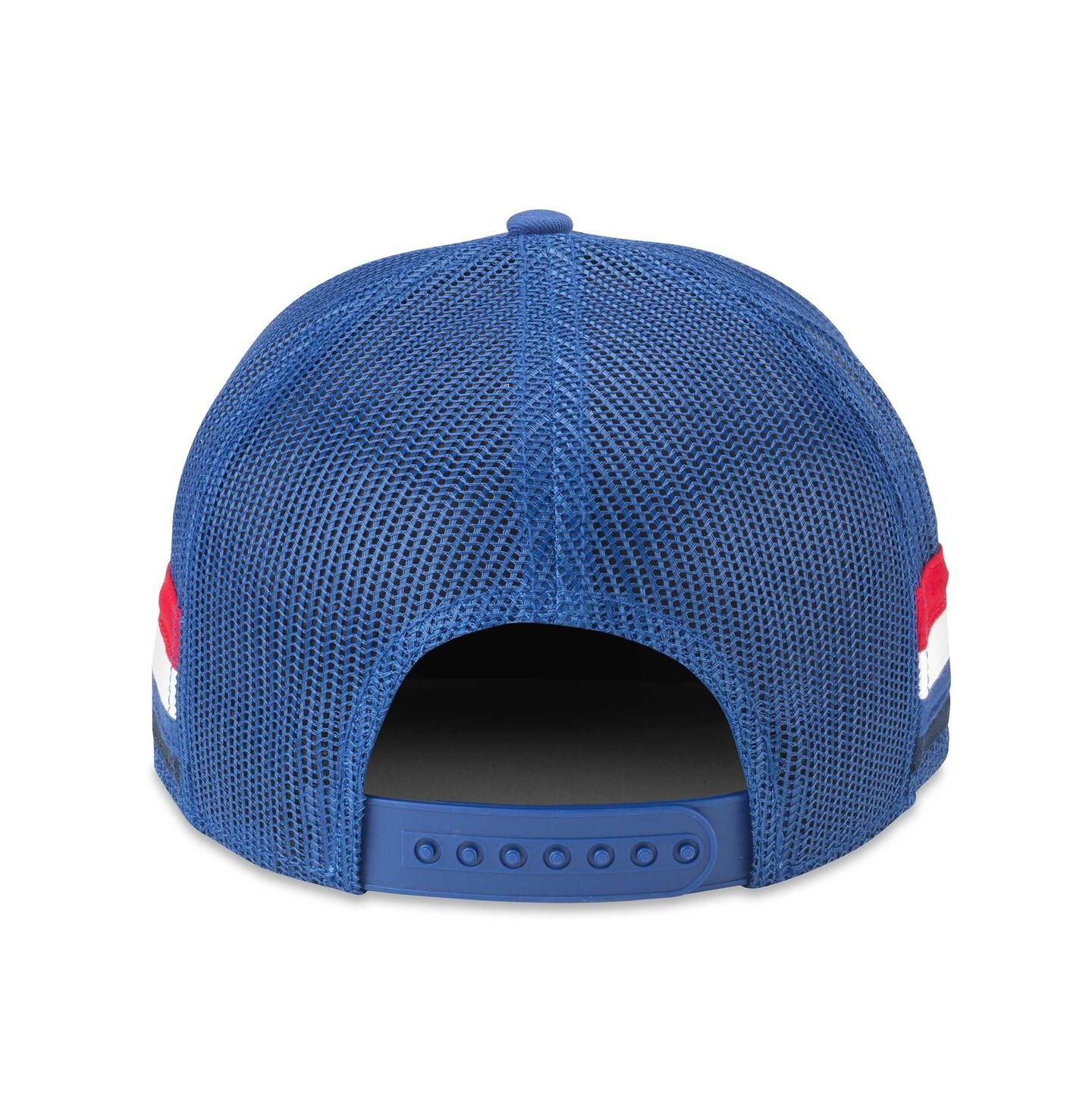 Мужская кепка American Needle Blue New York Rangers HotFoot Stripes Trucker Adjustable Hat — фото 2